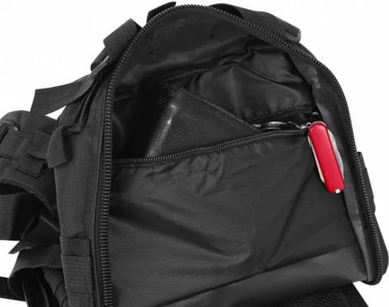 Kopen π₯ Universeel Merk Militaire Rugzak 20L Trekkingrugzak Outdoor Camping Molle - Zwart π₯ 5 Kopen π₯ Universeel Merk Militaire Rugzak 20L Trekkingrugzak Outdoor Camping Molle - Zwart π₯ - Afbeelding 3