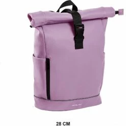 Groothandel 🎉 Daniel Ray Highlands Rolltop Laptop Rugzak Waterproof - 15,6 Inch - Soft Purple ⌛ -Tassen-Dames Winkel 550x445 5