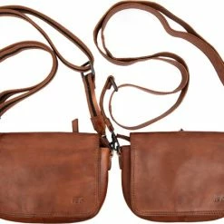 Begroting ✨ Bear Design Lederen Schoudertasje Giulia Cognac - CL 41354 😍 -Tassen-Dames Winkel 550x448 3