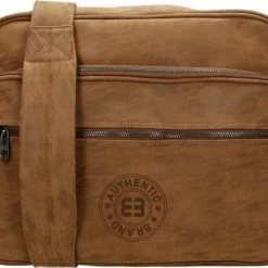 Hete verkoop 💯 Enrico Benetti Madrid 54542 Schoudertas - 17,3 Inch Laptoptas - Bruin 👏