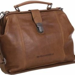 Nieuw 🛒 Chesterfield Shaun - Kleine Leren Dokterstas - Cognac 🥰