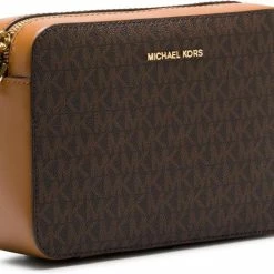 Uitgang 💯 Michael Kors Camera Bag M Dames Crossbodytas - Bruin 😀 -Tassen-Dames Winkel 550x459 2