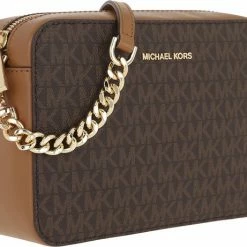 Uitgang 💯 Michael Kors Camera Bag M Dames Crossbodytas - Bruin 😀 -Tassen-Dames Winkel 550x461 2