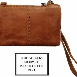 Goedkoopste 😍 Bear Design Alessia Leren Schoudertasje/Clutch - Cognac ⌛ -Tassen-Dames Winkel 550x464 1