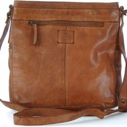 Top 10 🔥 Bear Design Medium Schoudertas / Crossbody Tas Dames - Leer - Cow Lavato - Cognac 😉 -Tassen-Dames Winkel 550x467