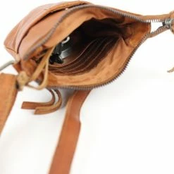 Beste Pirce 🌟 Bear Design Rija Leren Schoudertasje - Cognac 😍 -Tassen-Dames Winkel 550x470