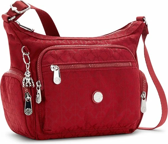 Promo β Kipling Gabbie S Schoudertas Signature Red π 7 Promo β Kipling Gabbie S Schoudertas Signature Red π - Afbeelding 5