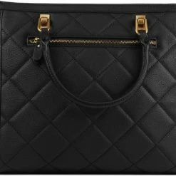 Goedkoop ❤️ GUESS Shopper Dames / Handtas - Leer - Abbey Tote - Zwart 👍 -Tassen-Dames Winkel 550x473 4