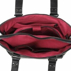 Coupon ✔️ Wimona Verona 2099 Schoudertas / Laptoptas 2 Vaks - Zwart 🔔 -Tassen-Dames Winkel 550x484 6