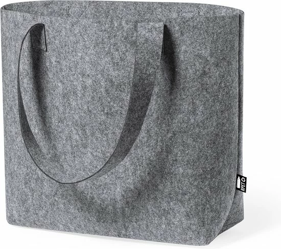 Begroting π Merkloos Draagtas - Big Shopper - Schoudertas - Lang Hengsel - 42 X 31 Cm - 15 Liter - RPET - Vilt - Grijs β€οΈ 5 Begroting π Merkloos Draagtas - Big Shopper - Schoudertas - Lang Hengsel - 42 X 31 Cm - 15 Liter - RPET - Vilt - Grijs β€οΈ - Afbeelding 3