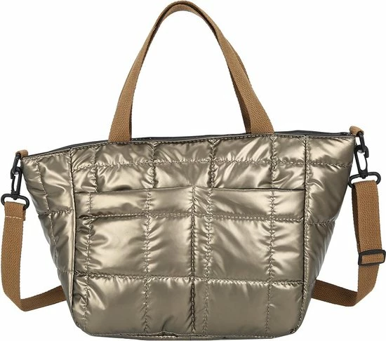 Promo βοΈ Puffer Schoudertas - Goud | Crossbody / Handtas | 38 X 23 X 13 Cm | Polyester | Fashion Favorite π― 3 Promo βοΈ Puffer Schoudertas - Goud | Crossbody / Handtas | 38 X 23 X 13 Cm | Polyester | Fashion Favorite π―