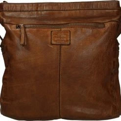 Top 10 🔥 Bear Design Medium Schoudertas / Crossbody Tas Dames - Leer - Cow Lavato - Cognac 😉 -Tassen-Dames Winkel 550x487 1