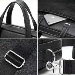 Beste recensies van 🌟 Laptoptas 13 3 Inch Handtas Schoudertas Waterdichte Tas Leder Zwart- Urban U® 🔔 -Tassen-Dames Winkel 550x487 2