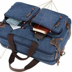 Flash-uitverkoop 🤩 Jeusin® Multifunctionele Comfortabele Laptoptas 3-in-1 Rugtas - Schoudertas - Voor 17,3-inch Laptop Formaat - Blauw ⭐ -Tassen-Dames Winkel 550x488 5