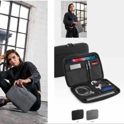 Hete verkoop 🔔 Senvi Tablet Organizer - 2 Lagen - Kleur Zwart - Compatibel Tot 11" 🌟 -Tassen-Dames Winkel 550x490 3