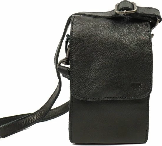 Goedkoopste ⌛ Bear Design Robbie Leren Crossbodytas / Schoudertas - Zwart ❤️ 12 Goedkoopste ⌛ Bear Design Robbie Leren Crossbodytas / Schoudertas - Zwart ❤️ - Afbeelding 10