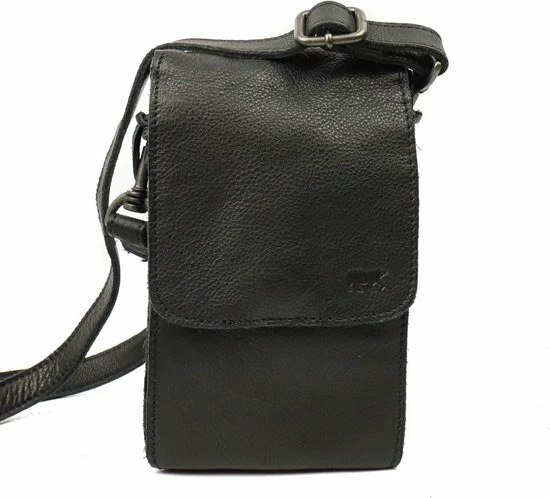 Goedkoopste ⌛ Bear Design Robbie Leren Crossbodytas / Schoudertas - Zwart ❤️ 13 Goedkoopste ⌛ Bear Design Robbie Leren Crossbodytas / Schoudertas - Zwart ❤️ - Afbeelding 11