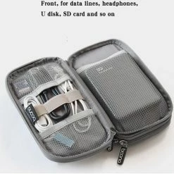 Beste Verkoop 🛒 Opline Telefoon & Smartphone Travel Gadget Organizer Bag Draagbare Harde Schijven Digitale Kabeltas Elektronica Accessoires Kabel Oplader Opbergtas Tas - Zwart 🔥 -Tassen-Dames Winkel 550x499 6
