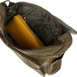 Beste deal 👍 Fana Bags - Canvas Schoudertas Groen - Kleine Schoudertas Dames / Heren - Schouder Tas Klein Canvas 😀 -Tassen-Dames Winkel 550x501 1