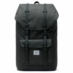 Goedkoopste 🎉 Herschel Little America - Black Crosshatch/Black / Ruime Rugzak Met 25L Opbergvolume - 15" Fleece-gevoerd Laptopvak - Magnetische Sluiting / Met Levenslange Fabrieksgarantie / Limited Lifetime Warranty / Zwart 🛒 -Tassen-Dames Winkel 550x501 5