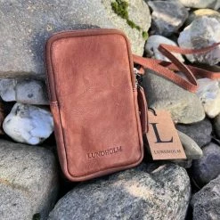 Goedkoop ⭐ Lundholm Telefoontasje Dames Leer Bruin Cognac - Schoudertasje Dames Crossbody - Tas Dames Schoudertas Leer | Scandinavisch Design - Lillehammer Serie 🛒 -Tassen-Dames Winkel 550x504 8