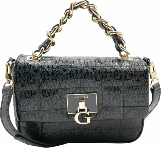 Gloednieuw π Guess Kobo Mini Flap Dams Crossbodytas - Zwart π 9 Gloednieuw π Guess Kobo Mini Flap Dams Crossbodytas - Zwart π - Afbeelding 7