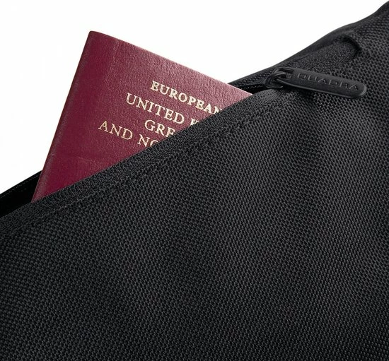 Beste deal π Quadra Zwarte Comfortabele Heuptas/buideltas Met 3 Vakken - Wandelaars/sporters Fanny Pack π 4 Beste deal π Quadra Zwarte Comfortabele Heuptas/buideltas Met 3 Vakken - Wandelaars/sporters Fanny Pack π - Afbeelding 2