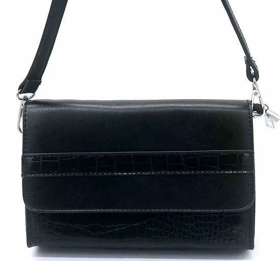 Beste Pirce π€© Dielay Tas Dames - Croco - Crossbody Bag - PU Kunstleer - 22x14x5 Cm - Zwart π― 3 Beste Pirce π€© Dielay Tas Dames - Croco - Crossbody Bag - PU Kunstleer - 22x14x5 Cm - Zwart π―