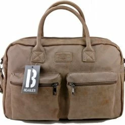 Beste Pirce ๐ Beagles Omhang Hand & Schoudertas Western Bag School Werk Universiteit Bruin ๐