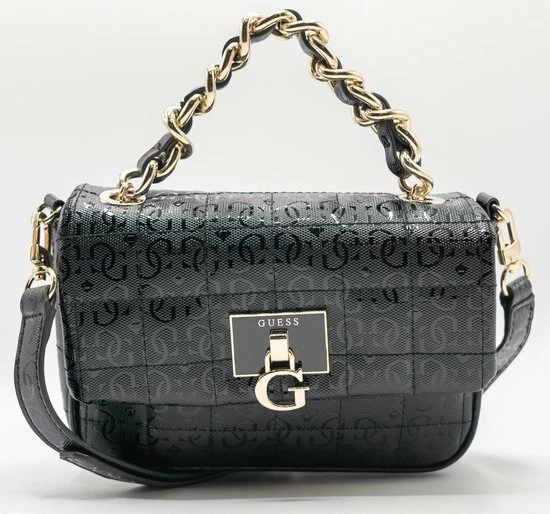 Gloednieuw π Guess Kobo Mini Flap Dams Crossbodytas - Zwart π 8 Gloednieuw π Guess Kobo Mini Flap Dams Crossbodytas - Zwart π - Afbeelding 6