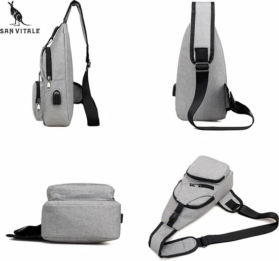 Beste recensies van ๐ San Vitale® - Slingbag - Sbag - Schoudertas - Rugzak - Crossbody Bag - Blauw ๐ 7 Beste recensies van ๐ San Vitale® - Slingbag - Sbag - Schoudertas - Rugzak - Crossbody Bag - Blauw ๐ - Afbeelding 5