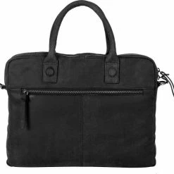 Kopen 🤩 DSTRCT Wall Street Leren Laptoptas - 15,4 Inch - Zwart 🔥 -Tassen-Dames Winkel 550x519 2