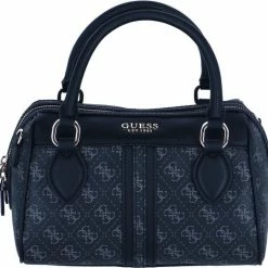 Beste recensies van 🎉 Guess Medium Schoudertas / Crossbody Tas Dames - Leer - Noelle - All-over Logoprint - Zwart 🧨 -Tassen-Dames Winkel 550x519 5