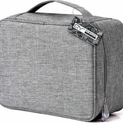 Nieuw 🎁 QY Kabel Organizer Tas, Multifunctionele Opbergtas Voor Elektronica En Accessoires - Grijs ✨ -Tassen-Dames Winkel 550x520 1