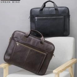 Begroting ❤️ Laptoptas 17 Inch Handtas Heren Schoudertas Waterdichte Tas Leder Zwart - Urban U® ✨ 11 Begroting ❤️ Laptoptas 17 Inch Handtas Heren Schoudertas Waterdichte Tas Leder Zwart - Urban U® ✨ -Tassen-Dames Winkel 550x522 8