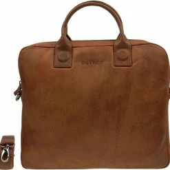 Goedkoop ⭐ DSTRCT Fletcher Street Laptoptas - 13,3 Inch - Cognac 🌟 -Tassen-Dames Winkel 550x526 2