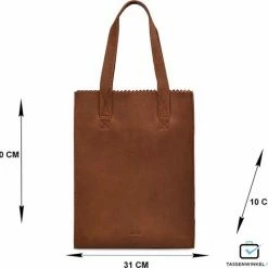 Goedkoop 🤩 MYOMY Schoudertas Hunter Leer - Bruin 🛒 -Tassen-Dames Winkel 550x527 13