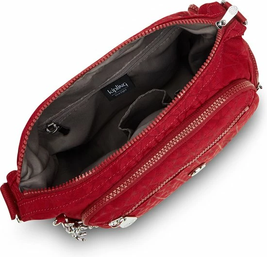 Promo β Kipling Gabbie S Schoudertas Signature Red π 5 Promo β Kipling Gabbie S Schoudertas Signature Red π - Afbeelding 3