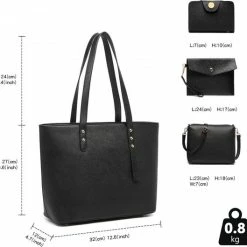 Groothandel ๐ฅฐ Miss Lulu Handtas | Crossbodytas | Clutch | Portemonnee - Damestas 4-delige Set - Kunstleer - Grote Capaciteit - Zwart (LG6931 BK) ๐ 15 Groothandel ๐ฅฐ Miss Lulu Handtas | Crossbodytas | Clutch | Portemonnee - Damestas 4-delige Set - Kunstleer - Grote Capaciteit - Zwart (LG6931 BK) ๐ -Tassen-Dames Winkel 550x529 2