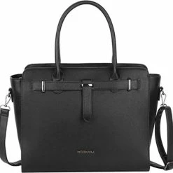 Kopen 💯 Wimona Sienna Handtas / Laptoptas 15,6 Inch - Zwart 🔔 -Tassen-Dames Winkel 550x530 1