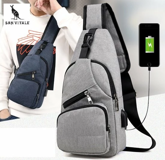 Beste recensies van ๐ San Vitale® - Slingbag - Sbag - Schoudertas - Rugzak - Crossbody Bag - Blauw ๐ 16 Beste recensies van ๐ San Vitale® - Slingbag - Sbag - Schoudertas - Rugzak - Crossbody Bag - Blauw ๐ - Afbeelding 14