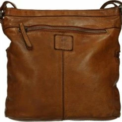 Top 10 🔥 Bear Design Medium Schoudertas / Crossbody Tas Dames - Leer - Cow Lavato - Cognac 😉 -Tassen-Dames Winkel 550x533