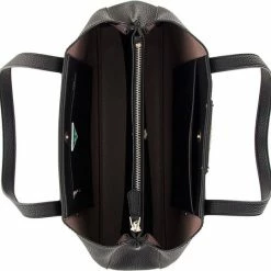 Korting ⭐ Guess Eco Brenton Girlfriend Satchel Dames Handtas - Zwart 👏 -Tassen-Dames Winkel 550x539 5