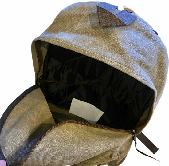 Nieuw 🤩 Active Sport Active Rugzak Canvas - Rugtas - Olijfgroen - 2 Vakken - 20 Liter ❤️ 6 Nieuw 🤩 Active Sport Active Rugzak Canvas - Rugtas - Olijfgroen - 2 Vakken - 20 Liter ❤️ - Afbeelding 4