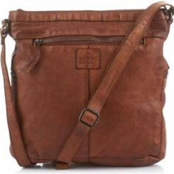 Top 10 🔥 Bear Design Medium Schoudertas / Crossbody Tas Dames - Leer - Cow Lavato - Cognac 😉 -Tassen-Dames Winkel 550x540