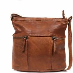 Top 10 🔥 Bear Design Medium Schoudertas / Crossbody Tas Dames - Leer - Cow Lavato - Cognac 😉 -Tassen-Dames Winkel 550x541