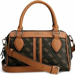 Beste recensies van 🎉 Guess Medium Schoudertas / Crossbody Tas Dames - Leer - Noelle - All-over Logoprint - Zwart 🧨 -Tassen-Dames Winkel 550x543 4