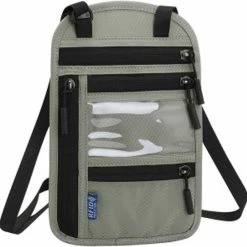 Groothandel 🔥 Merkloos Anti Diefstal Nektasje – 4 Vakken Met Ritssluiting – Verstelbaar Nekkoord – Zwart 🧨 -Tassen-Dames Winkel 550x545 7