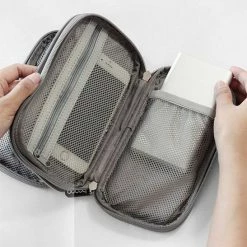 Beste Verkoop 🛒 Opline Telefoon & Smartphone Travel Gadget Organizer Bag Draagbare Harde Schijven Digitale Kabeltas Elektronica Accessoires Kabel Oplader Opbergtas Tas - Zwart 🔥 -Tassen-Dames Winkel 550x547 9