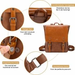 Groothandel 🥰 Behave Rugzak - Rugtas - 🎒 Backpack - Laptoptas - Schooltas - 15 L - 15 Inch Laptop Tas - Bruin 🥰 -Tassen-Dames Winkel 550x548 12